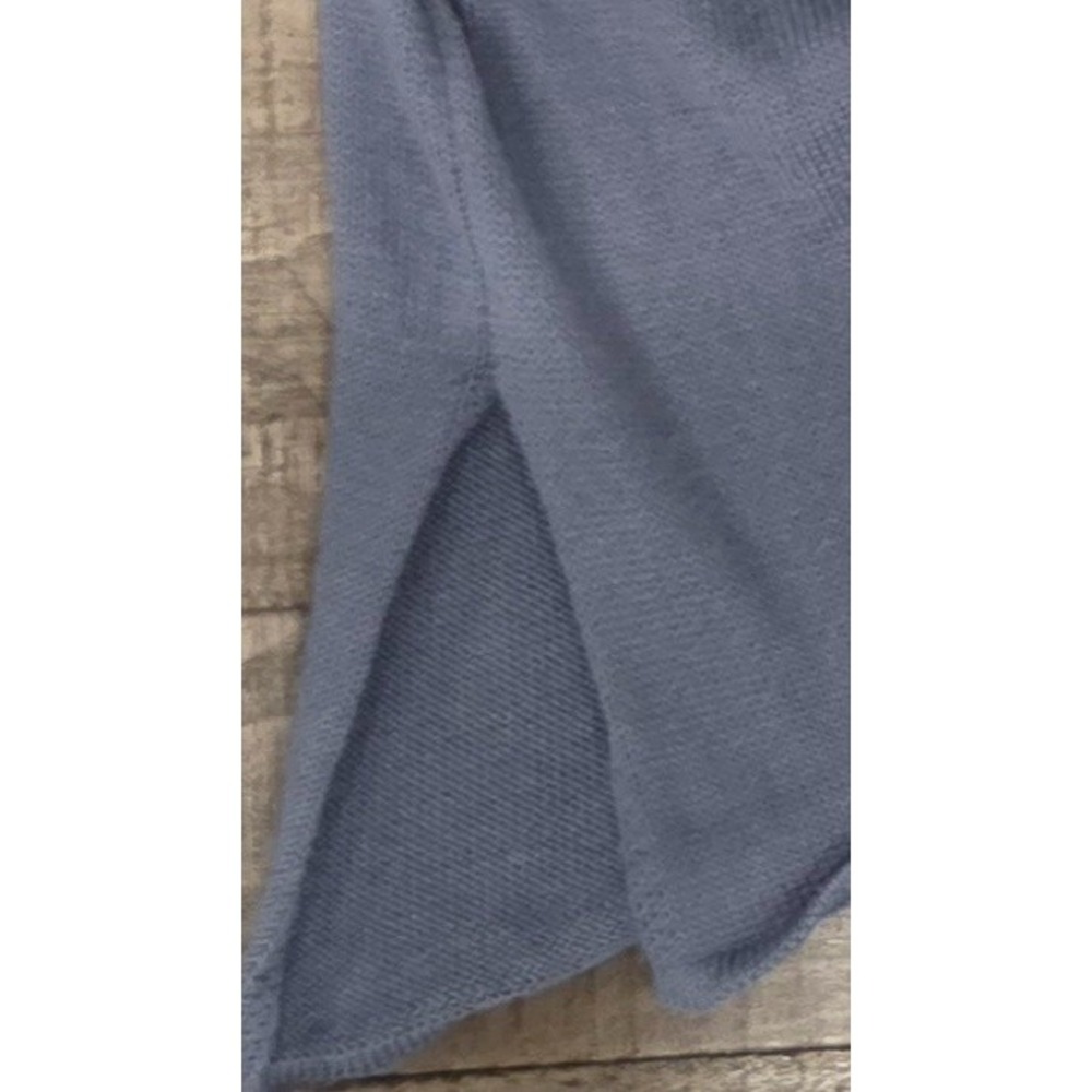 KLD Blue-Gray Lightweight Knit Sweater "Champagne Please"Small - Picture 7 of 8